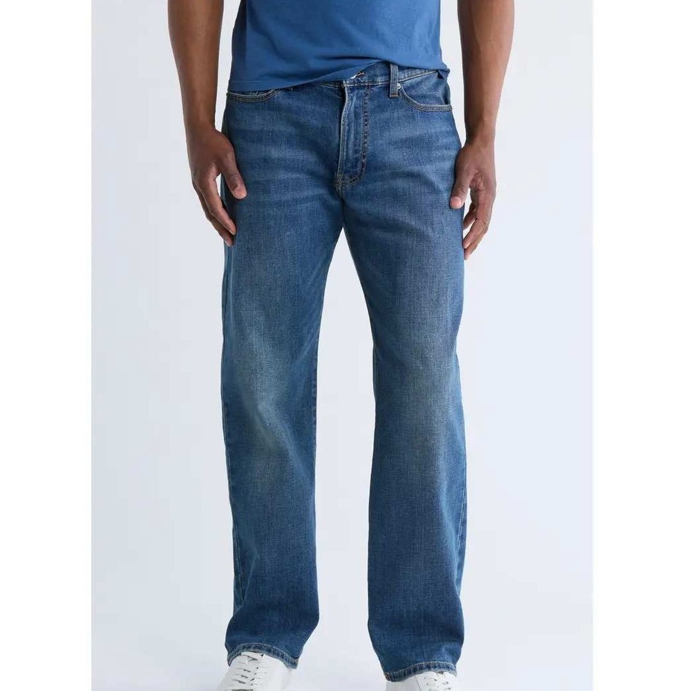 NWT Lucky Brand 363 Vintage Straight Men's 36x34 Blue Cotton Blend Denim Jeans